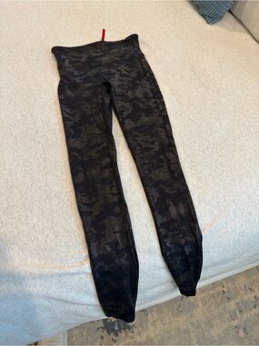 SPANX Black Camo Leggings